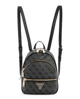 GUESS Manhattan Backpack Mochila, Logotipo de Carbono, Talla única para Mujer