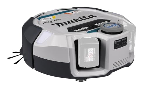 Makita DRC300Z - Limpiador robótico sin escobillas LXT de Iones de Litio de 18 V - Baterías y Cargador no incluidos