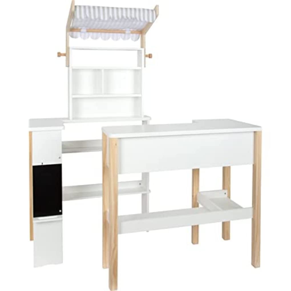 small foot Tienda Fresh Madera, Juego de rol para niños, Tienda Modular a Partir de 3 años, 12328