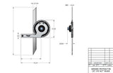 Starrett C359BZZPrecision - Protractor universal de biselado de precisión, a través de graduaciones de 360 grados, tamaño de hoja de 17,78 cm