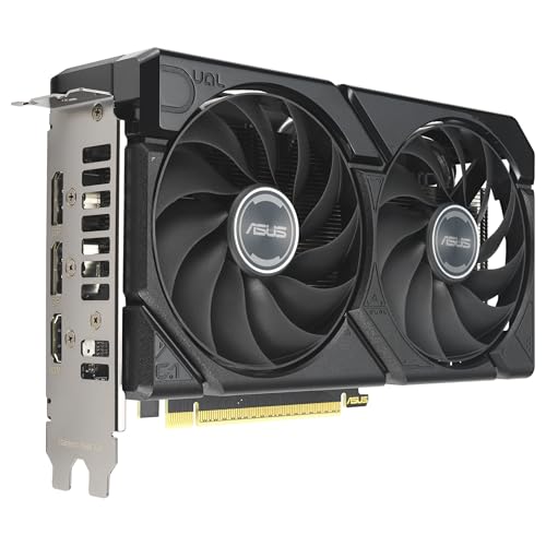 ASUS Dual Radeon RX 9060 XT 8 GB GDDR6, Tarjeta gráfica, PCIe 5.0, HDMI 2.1b, DisplayPort 2.1a, diseño de 2.5 Ranuras, diseño de Ventilador Axial-Tech, tecnología 0dB
