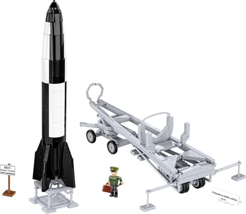 COBI V2 Cohete & Transporter – Edición Executive – Juego de Bloques de sujeción Compuesto por 1191 Elementos de construcción – Artículo nº 3120 – Compatible con Bloques de sujeción de Otros