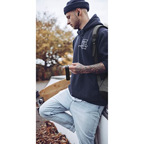 Hama | Auriculares Bluetooth (6h de música, True Wireless, Micrófono Integrado, Sensor táctil, Compatible con Siri y Google Assistant), Color Negro