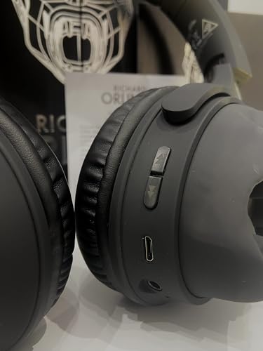 ORLINSKI Auriculares Bluetooth 5.1 CAQKON1001-133 V2 2025 Altavoz 40 mm, micrófono Integrado, batería 200 mAh, Negro