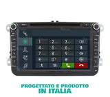 Radio de Coche para Volkswagen Golf Sharan Tiguan Android GPS Bluetooth WiFi USB Dab+ Touchscreen 8" 8core Carplay AndroidAuto