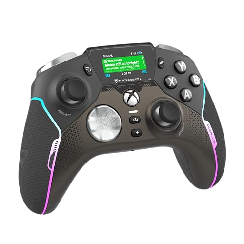 Turtle Beach Stealth Ultra Controlador de Juegos Inalámbrico con Base de Carga Rápida, Gatillos Ajustables y Pantalla de Comando para Xbox Series X|S, Xbox One y PC [con Licencia Oficial para Xbox]