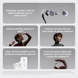 XIAOMI Buds 5 Pro, Auriculares inalámbricos, cancelación de Ruido, Harman Audio EFX, Qualcomm aptX Lossless Audio, diseño ergonómico, hasta 36 Horas de batería, Gris Titanio (Versión Bluetooth)