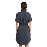 G-STAR Belted Dress SS Wmn Vestido Informal, Gris Petrol D26157-d573-860, XXS Mujeres