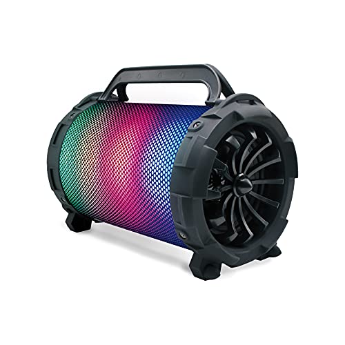 iSnatch BazooLED 40-40W Altavoz Bluetooth para Exteriores con Luces DiscoLED