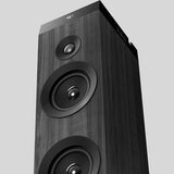 Energy Sistem Tower 7 - Torre de sonido con la tecnologia True Wireless (100 W, luz ambiente, pantalla, USB/microSD, Bluetooth, FM) color negro