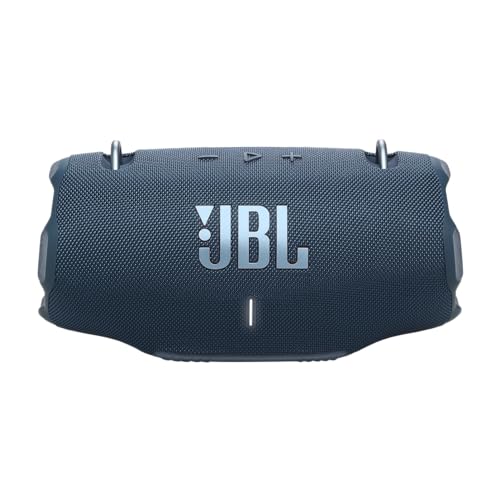 JBL Xtreme 4, altavoz bluetooth portátil con sonido JBL Pro, resistente al agua IP67, correa para el hombro, azul, Enchufe EU (tipo C)