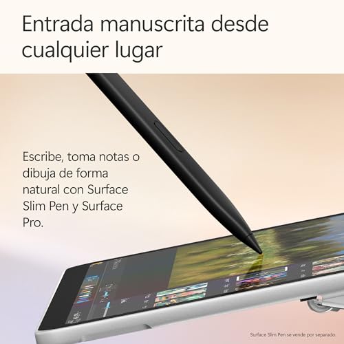 Microsoft Surface Pro | Copilot+ PC | Pantalla táctil LCD 12” | Snapdragon X Plus | 16GB RAM | Almacenamiento de 512GB | Último Modelo | Platino