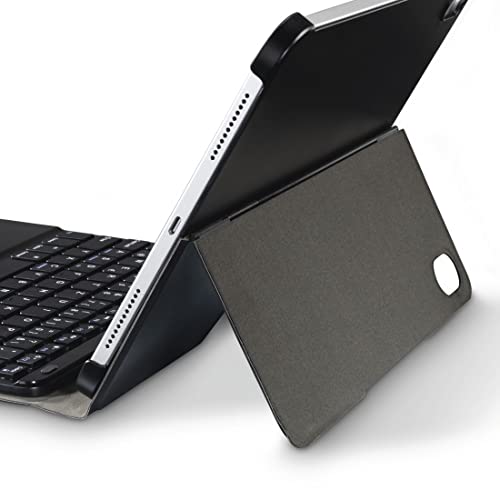 Hama Funda con Teclado para iPad Air de 11" 2024 (Teclado Bluetooth con Panel táctil, función Atril, Funda magnética, Funda para Tablet para Apple iPad Air de 11 Pulgadas, Teclado extraíble), Color