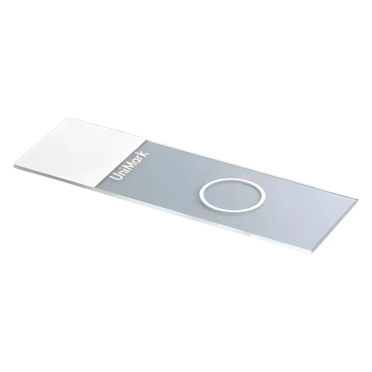 Marienfeld UniMark - Juego de 2500 portaobjetos para microscopio (1 anillo de 13 mm de diámetro interior, 76 mm de profundidad, 26 mm de ancho, 1 mm de grosor), color blanco