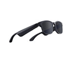 Razer Anzu - Gafas de sol con filtro de luz azul o de audio (rectángulo, grande) (sonido de baja latencia, diseño resistente al agua IPX4, micrófono y altavoces incorporados) Negro