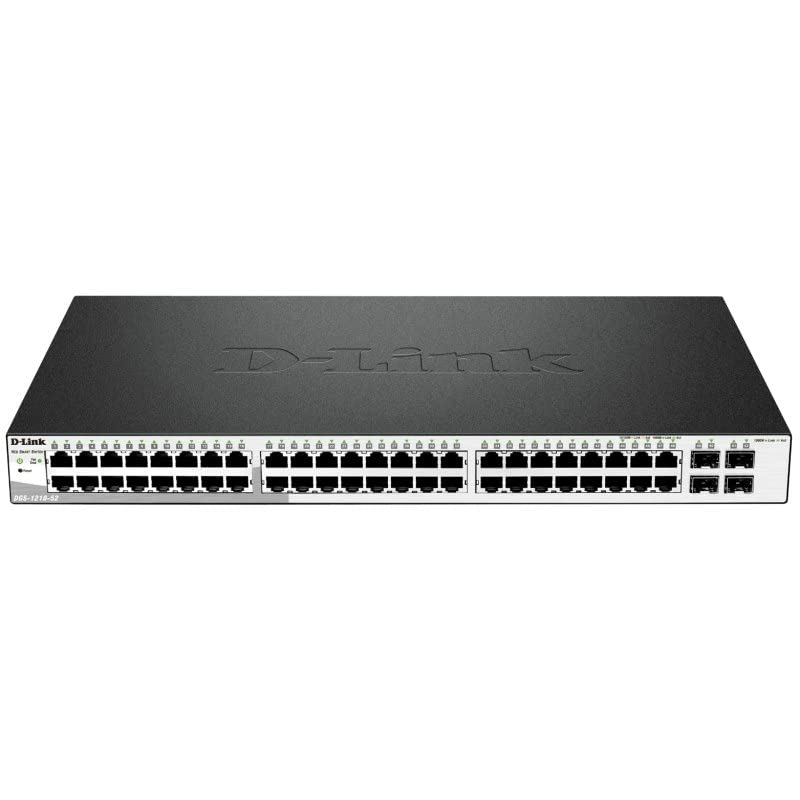 Switch 52 Puertos Gigabit con 4 Puertos SFP Combo, Ideal para Redes de Alto Rendimiento y expansión de conectividad.