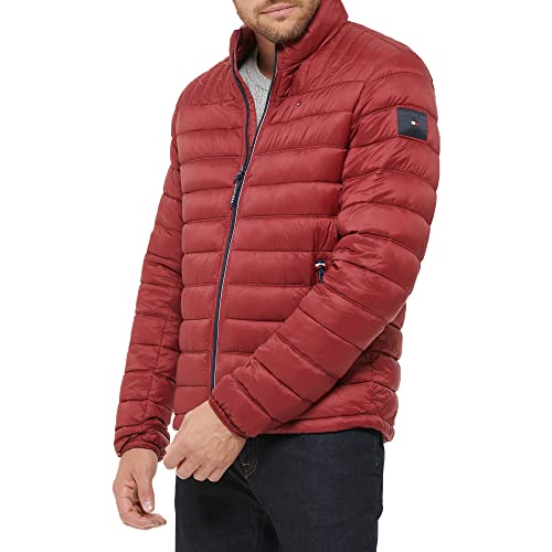 Tommy Hilfiger Ultra Loft Lightweight Packable Puffer Jacket (Standard und Big & Tall) Abrigo Alternativo de plumón, Getaway Solids, L para Hombre