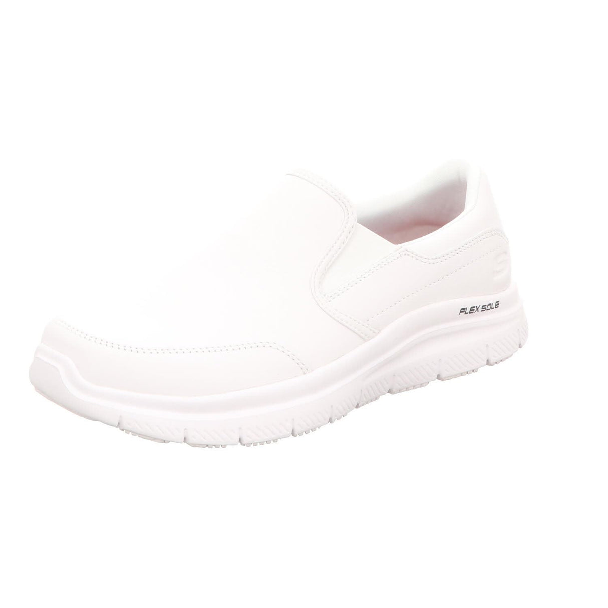 Skechers 77071EC WHT Hombre Zapatos para servicio de alimentos, White, 45 EU
