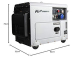 ITCPower DG6000SE Generador Diesel