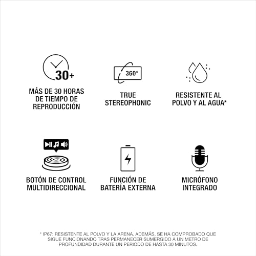 Marshall Middleton II Altavoz Bluetooth portátil con más de 30 Horas de reproducción y Resistencia al Agua IP67 - Negro y latón