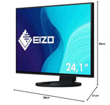 EIZO FlexScan EV2495 - Monitor Profesional - 24" IPS, 1920x1200, 1000:1, USB-C, DisplayPort, HDMI, 5 ms (Gris-Gris), 350 CD/m2, 94 ppi