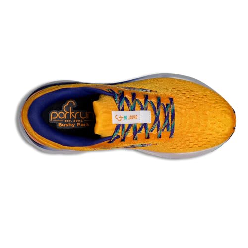 BROOKS Ghost 16, Sneaker Mujer, Apricot Blue Aqua, 37.5 EU