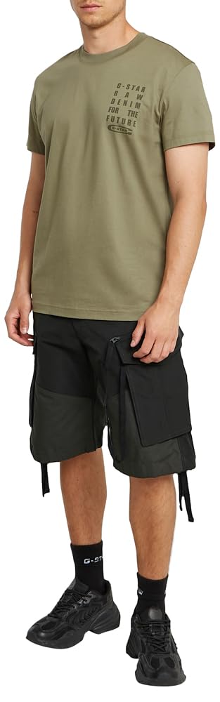 G-STAR Para Hombre Shorts Rovic Loose PM, Negro (dk Black D26216-D908-6484), 32