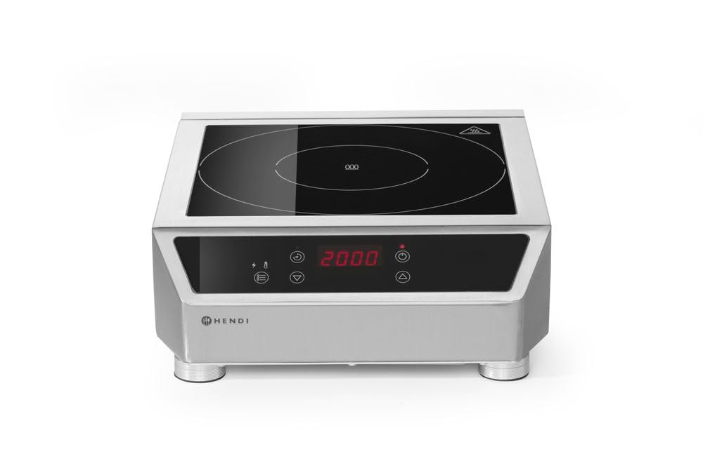 HENDI Cocina de inducción modelo 3500 D - Profi Line - 230V / 3500W - 340x440x(H)120 mm (239711)