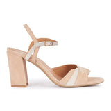 Geox Sandalias D New ERAKLIA 80 D con tacón, color nude, talla 37 EU, color carne, 37 EU