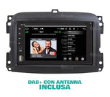Radio de Coche Fiat 500L Android GPS Bluetooth WiFi USB Dab+ Touchscreen 6.2" 8core Carplay AndroidAuto
