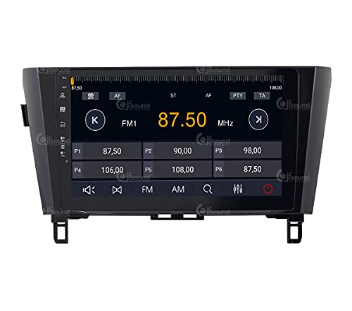 Radio de Coche para Nissan Qashqai Xtrail con Sistema 360° de Serie Android GPS Bluetooth WiFi USB Dab+ Touchscreen 10" 8core Carplay AndroidAuto