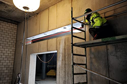 Hilti 2062050 Medidor láser de Distancia PD-E (hasta 200m, con Mirilla integrada, para medición única y Continua con Nivel de Burbuja Digital y Pantalla para Exterior, Memoria 30 mediciones. Funda)