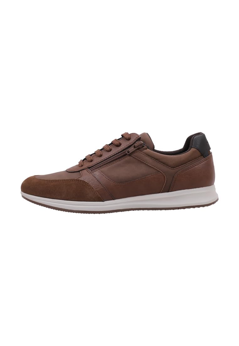 Geox U Avery a, Zapatillas Hombre, Browncotto, 46 EU