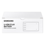 Samsung Batería de Repuesto para aspiradora Jet 60 de Iones de Litio, 1800 mAh, 21,6 V, Cotta Black, VCA-SBTA60/VT