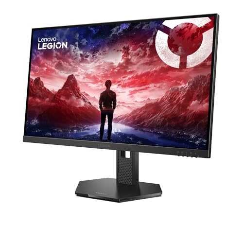 Lenovo Legion 27Q-10 - Monitor Gaming QHD 27" (IPS, 240 Hz, 0.5 ms, 16:9, HDMI 2.1 - DP 1.4, NVIDIA G-Sync, AMD FreeSync Premium, VESA Adaptive Sync, Ajuste Inclinación/Altura/Pivote/Giro) Negro