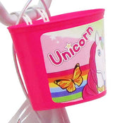 Unicorn Bicicleta para niños, Blanco-Rosa, 16" (40,64 cm)