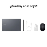 Samsung Galaxy Book4 360 + Ratón, Ordenador Portátil Convertible 15.6" Full HD, Táctil y S Pen, Intel Core 7-150U, 8GB RAM, 512GB SSD, Intel Graphics, Windows 11 Home, Gris, Teclado QWERTY Español