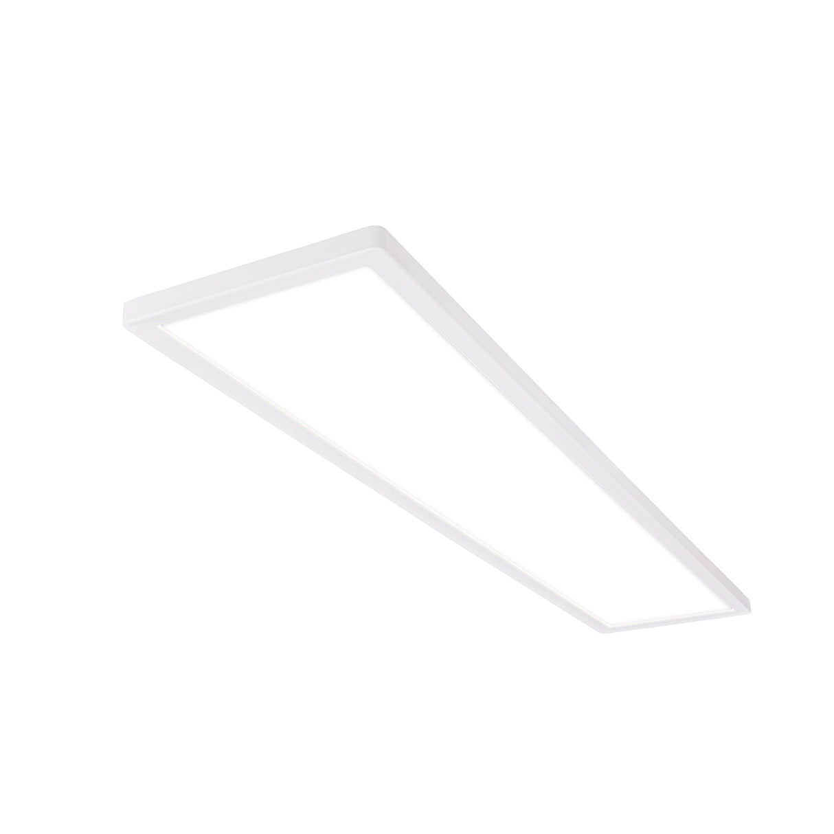 BRILONER - Plafón LED, Panel LED, Ultra Plano, Efecto Retroiluminación, Luz Blanca Neutra, 36W, 4800 Lúm, Luces Habitacion, Rectangular, Cocina, Luz, 98x20 cm, Blanco