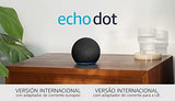 Echo Dot (5.ª generación, modelo de 2022) | versión internacional | Altavoz inteligente con Alexa | Antracita | No disponible en portugués (Portugal)