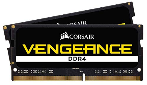 Corsair Vengeance SODIMM 32GB (2x16GB) DDR4 3200MHz C22 Memoria para portátiles/portátiles - Negro