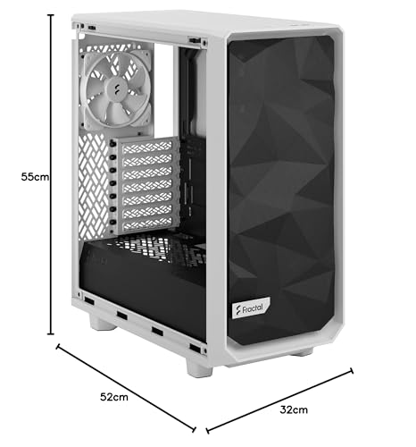 Fractal Design Meshify 2 Compact Lite White TG Clear