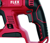 Flex CHE 18.0-EC/5.0 461768 - Juego de martillo perforador (18 V, 5 Ah, 1,7 J, velocidad de ralentí 0-1400 /min, velocidad de impacto en vacío 0-4500 /min, SDS-plus)