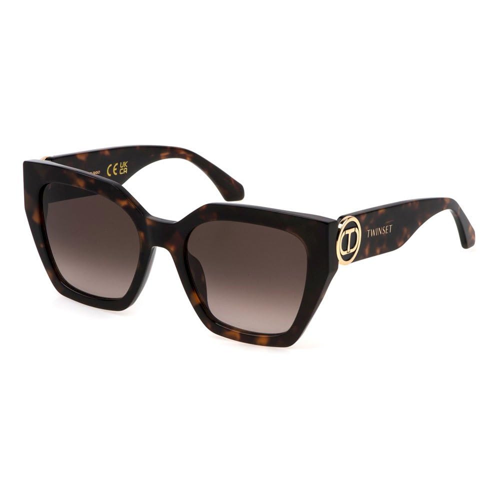 TWINSET STW058 Gafas, Dark Havana, 54 para Mujer