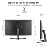 LG 32UR500K-B - Monitor 4K 32", Panel VA, (3840 x 2160), 60Hz, 4ms (GtG), DCI-P3 90%, Ajuste en Inclinación (Eje Horizontal), Negro