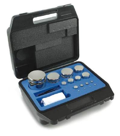 Núcleo – 312 – 064 – E2 Peso Juego de forma compacta, 1 g – 1 kg Acero Inoxidable, en maletín de plástico – 312 – 064