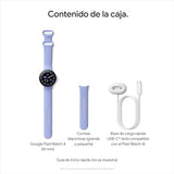 Google Pixel Watch 4 (41 mm) - Smartwatch Android con Seguimiento de la el Estado físico, y la Ayuda de Gemini - Caja de Aluminio en Oro Champagne - Correa Deportiva en Verde Lima - LTE