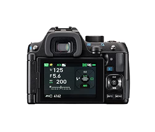 Cámara réflex Digital PENTAX KF APS-C, Monitor LCD de ángulo Variable Resistente al Polvo y a la Intemperie, Color Negro