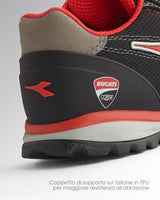 Diadora Utility Glove Monster Low S1ps Fo HRO, Zapatos de Seguridad y contra Incendios Unisex Adulto, Negro y Rojo, 44 EU