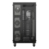 UNYKAch Caja E-ATX Workstation AI Pro 1500 Capaz de Albergar Placas Base con Doble CPU y Dos Fuentes de Alimentación. Admite hasta 4 Tarjetas gráficas y Espacio para 17 Discos Duros