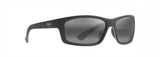 Maui Jim Kanaio Coast Gafas, Matte Soft Black/White/Blue, 61-16-130 Unisex Adulto